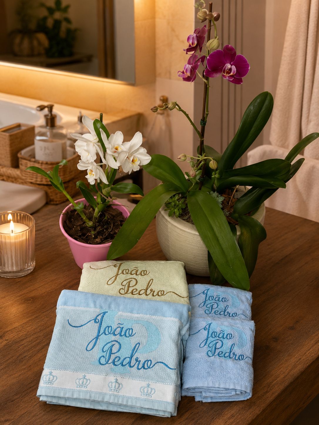 Linha Enxovais e toalhas da Damazio Atelier